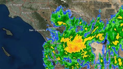 Chance of thunderstorms, scattered showers forecast for San Diego